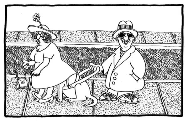 Chien d'aveugle-humourenvrac